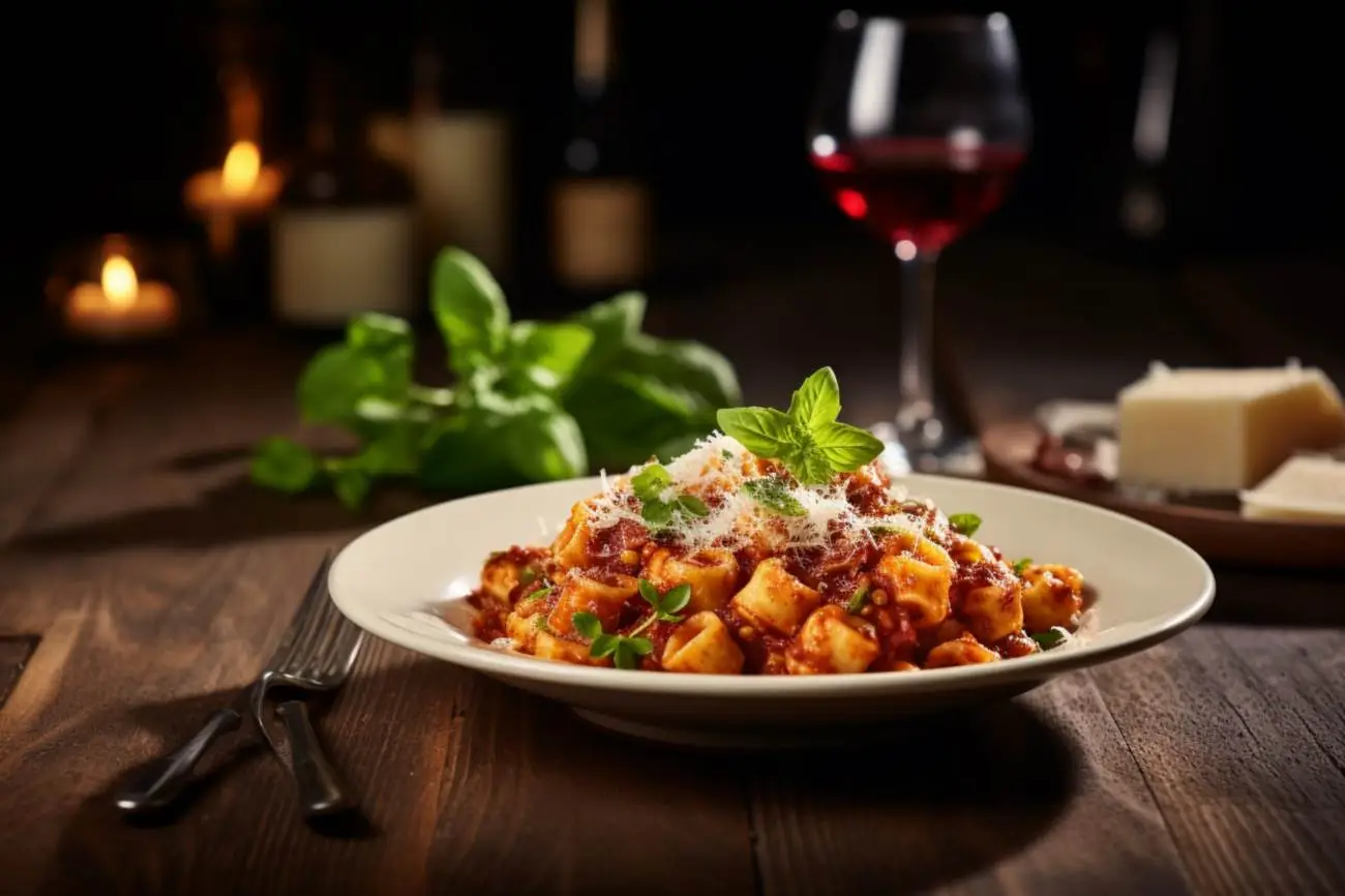Paradicsomos tortellini szósz